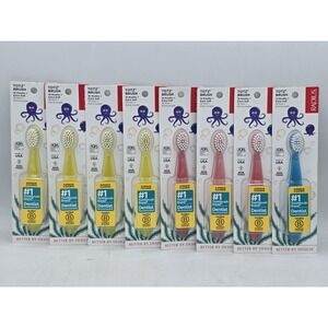 8 Lot -RADIUS Totz Toothbrush Extra Soft 18+ Months BPA-Free Latex-Free USA